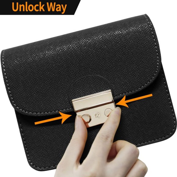 Small Evening Bags for Women Crossbody Bag Chain - Black-mini Size Clutch - Picture 4 of 7